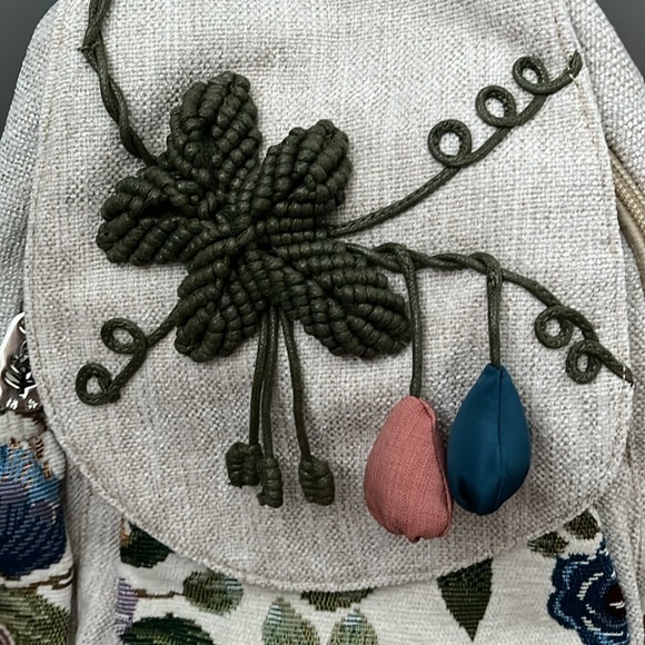Small Embroidered Backpack - Picture 2 of 9